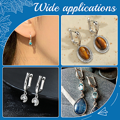 2 пара 925 сережек-колец из стерлингового серебра STER-BBC0007-14