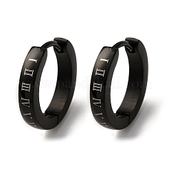 Серьги-кольца из нержавеющей стали 304&nbsp;EJEW-D331-05B