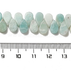 Натуральный цветок амазонитовые бусины пряди G-B064-B35