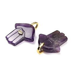 Pendentifs sculptés en pierres précieuses naturelles et synthétiques mélangées&nbsp;GG-CBA4625-03G