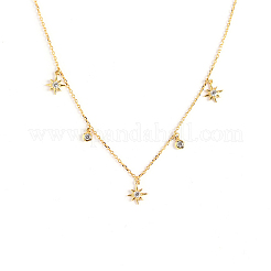 925 подвеска в виде звезды из стерлингового серебра с прозрачным кубическим цирконием KU1161-1