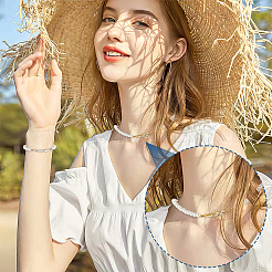 8 шт. 8 стиля застежки для часов из латуни с прозрачным кубическим цирконием KK-OC0001-45