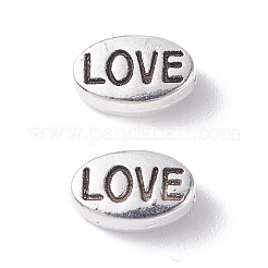 Сплавочные овальные бусины тибетского стиля  FIND-XCP0001-54