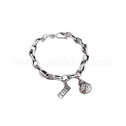 Браслеты с подвесками из латуни в стиле хип-хоп&nbsp;FS-WG7DD61-02