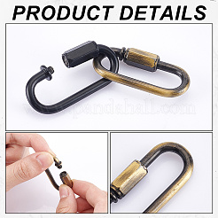 8 шт. 4 стиля железного подъемного кольца FIND-GA0004-39