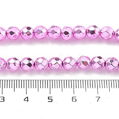 Гальванические нити из синтетических немагнитных гематитовых бусин G-B132-B01-01C