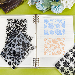 4 шт. 4-х видов пластиковых папок для тиснения DIY-CP0008-86