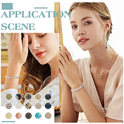 750 шт. 15 стиля смешанных драгоценных камней G-NB0005-42A