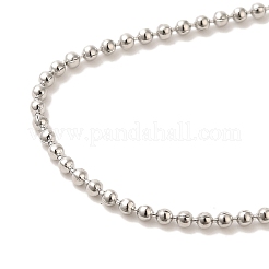 Messingkugelkettenhalsketten&nbsp;NJEW-B119-06P