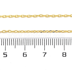 Ожерелье из латунных кабельных цепей для женщин NJEW-P265-42G