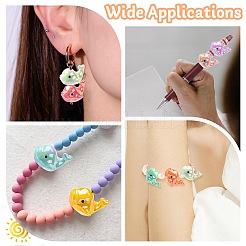 Бусины из гальванической смолы RESI-CJC0010-20