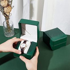 Коробки для часов из искусственной кожи CON-WH0086-031B