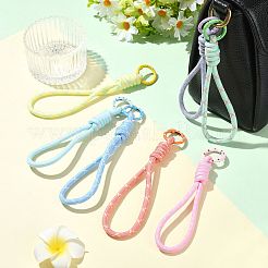 7 Stück 7 Farben Polyester-Lanyard-Hand-Handygurte&nbsp;MOBA-FS0001-03
