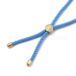 Pulseras deslizantes de cordón de nylon ajustables&nbsp;BJEW-JB05453-02