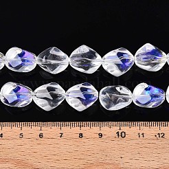 Гальванизируйте прозрачное стекло бисер нитей&nbsp;EGLA-N017-02A