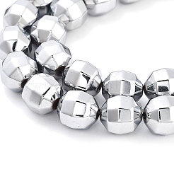 Гальванизировать немагнитных синтетический гематит нитей бисера&nbsp;G-F300-30-01