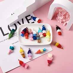 96шт 24 цвета поликоттон (полиэстер FIND-TA0001-27