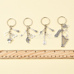 Брелок из сплава с музыкальной тематикой KEYC-FS00029-03
