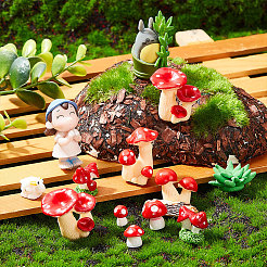 Ahademaker 124 шт. 7 стильные мини фигурки из смолы DJEW-GA0001-33