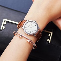 Шикарный браслет из настоящей латуни с покрытием из 18-каратного золота&nbsp;JB34A