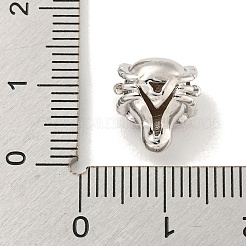 Micro pavè di perle di zirconi rossi in ottone&nbsp;ZIRC-P119-06P