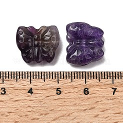Резные бусины из натурального аметиста G-L636-B06-01