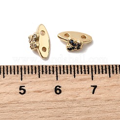 Латунные микропрокладки-бабочки из кубического циркония KK-H089-03G