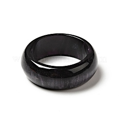 Fingerring aus Harz mit glattem Band für Frauen&nbsp;LS-RJEW-C034-01B