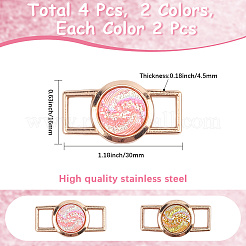 Подвески для шнурков из сплава и смолы&nbsp;FIND-CP0002-94E