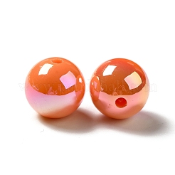 УФ-покрытие радужными переливающимися акриловыми бусинами&nbsp;X-PACR-D070-01L