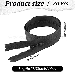 20 cerniera in nylon con cursori per cerniere&nbsp;DIY-CY0002-43A