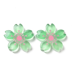 Светящиеся кабошонов смолы&nbsp;X-RESI-G030-01E