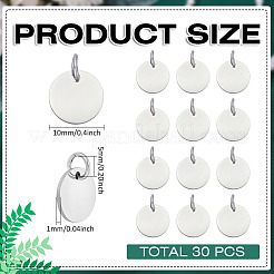 30 шт. подвески из нержавеющей стали 201 STAS-ME0001-95