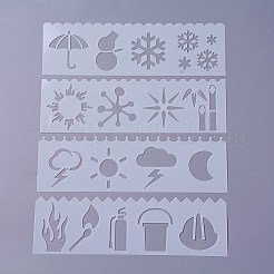 Plastikkinder zeichnen Schablonenschablone&nbsp;LS-DIY-P003-J03