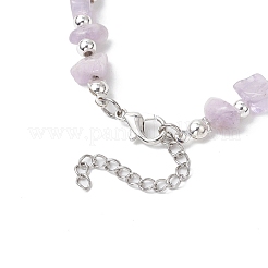 Braccialetti di perline con ametista naturale&nbsp;BJEW-JB11819-04