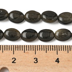 Естественный золотистый отлив обсидиан бисер пряди G-Z006-A40