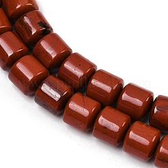 Натуральные красные яшмы бусы пряди G-G275-D08-10x10mm