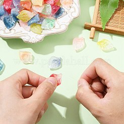 100шт подвеска из окрашенного стекла для выпечки&nbsp;DGLA-CJ0001-01