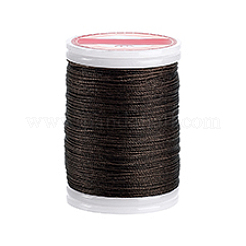 Круглый шнур из вощеного полиэстера длиной 120 м.&nbsp;YC-WH0019-01B