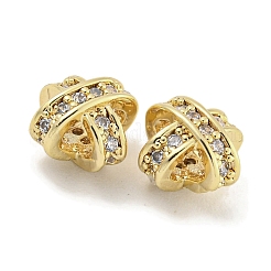 Laiton avec breloques en zircone cubique transparente&nbsp;KK-Q820-21G