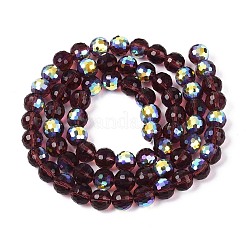 Гальванизируйте прозрачное стекло бисер нитей&nbsp;EGLA-N024-01A-C07