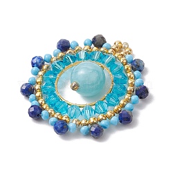 Anhänger aus natürlichem Lapislazuli&nbsp;PALLOY-MZ00366-02