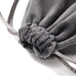 Sacchetti portaoggetti in velluto con coulisse per gioielli&nbsp;ABAG-P013-02C-07