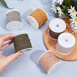 6цвет несварные железные витые цепи CH-AR0001-03