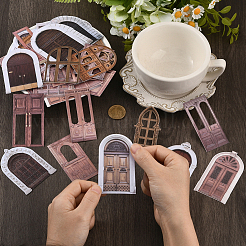 5 комплект 5 стилей тем для окон бумажные наклейки&nbsp;DIY-SP0005-60