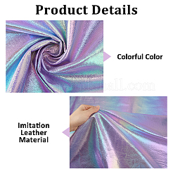 Tela intrigante de color cuero sintético de 1 m&nbsp;AJEW-HS0001-51B