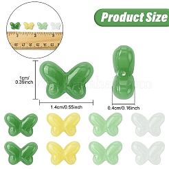 Стеклянные бусины из искусственного нефрита&nbsp;GLAA-YWC0006-01A
