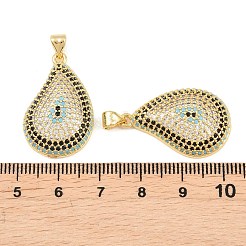 Латунные микро проложить кубического циркония подвески&nbsp;KK-C170-22G