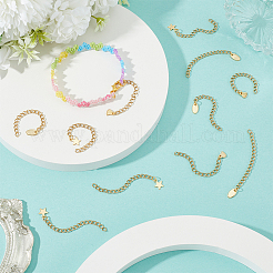 30 шт. 3 стиля удлинитель цепи из нержавеющей стали 304 STAS-BBC0005-48