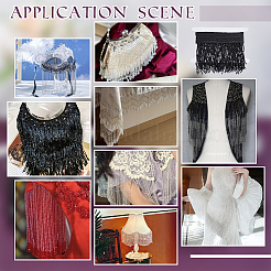 2 ярд смоляных бусин с кисточками для украшения OCOR-OC0001-73A